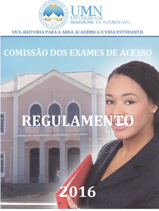 REGULAMENTO EXAMES DE ACESSO