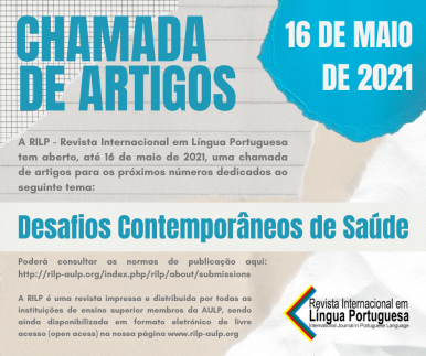 CHAMADA DE ARTIGOS RILP