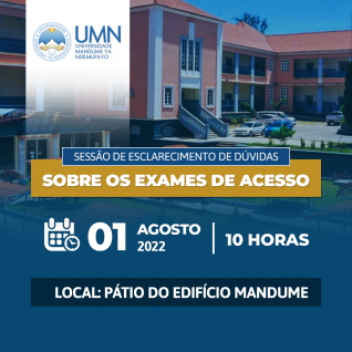 Sessão de esclarecimento de dúvidas sobre os Exames de Acesso 120037