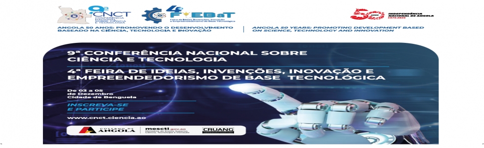 Inscrições Abertas para a 9ª CNCT e 4ª FBaT - acontecem de 3 a 5 de Dezembro em Benguela.