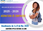 BOLSAS DE ESTUDO INTERNA - CALENDÁRIO DE ASSINATURA DE CONTRATO