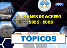 TÓPICOS PARA OS EXAME DE ACESSO FASE EXCEPCIONAL 